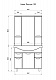 ASB-Mebel Зеркальный шкаф Мессина 100 – картинка-6